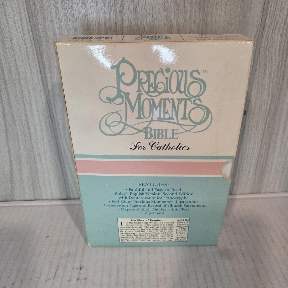 The Precious Moments Bible For Catholics 1993 TEV Today's English Version Child
